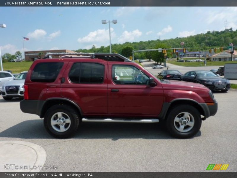 Thermal Red Metallic / Charcoal 2004 Nissan Xterra SE 4x4