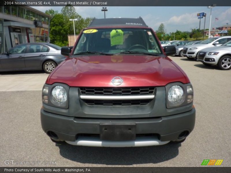 Thermal Red Metallic / Charcoal 2004 Nissan Xterra SE 4x4