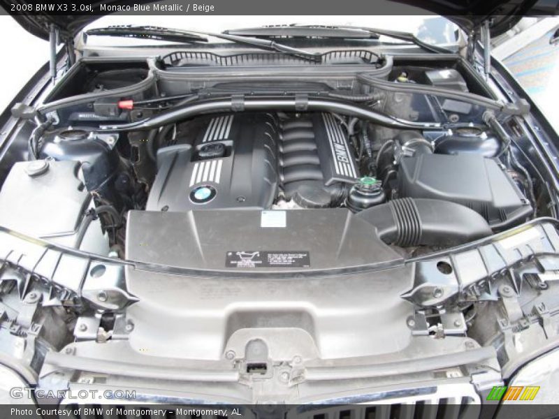 Monaco Blue Metallic / Beige 2008 BMW X3 3.0si