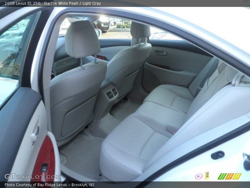 Starfire White Pearl / Light Gray 2008 Lexus ES 350