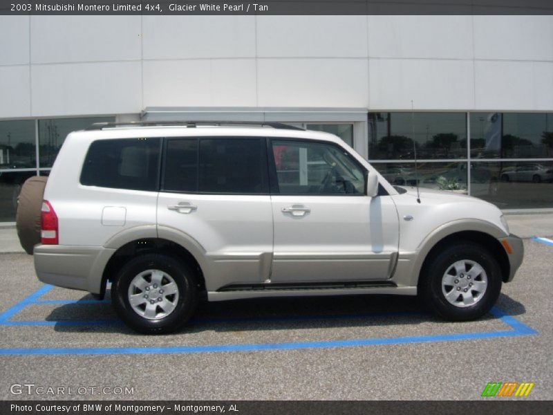Glacier White Pearl / Tan 2003 Mitsubishi Montero Limited 4x4