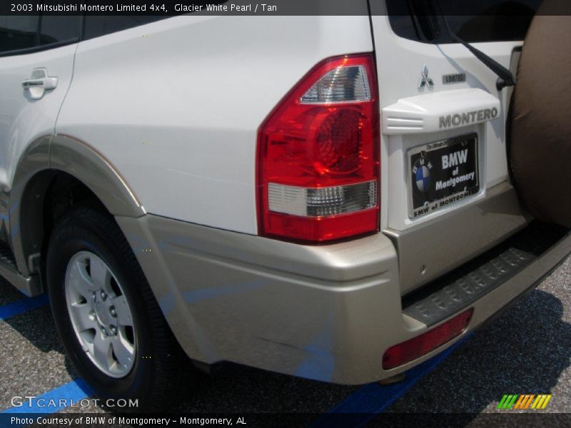 Glacier White Pearl / Tan 2003 Mitsubishi Montero Limited 4x4