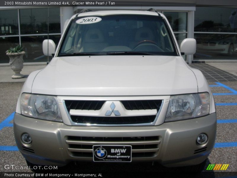 Glacier White Pearl / Tan 2003 Mitsubishi Montero Limited 4x4