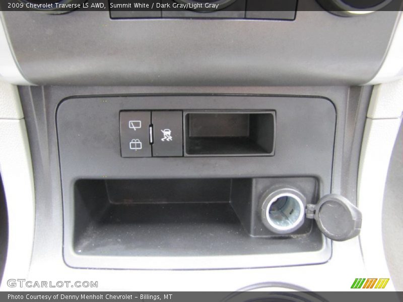 Summit White / Dark Gray/Light Gray 2009 Chevrolet Traverse LS AWD