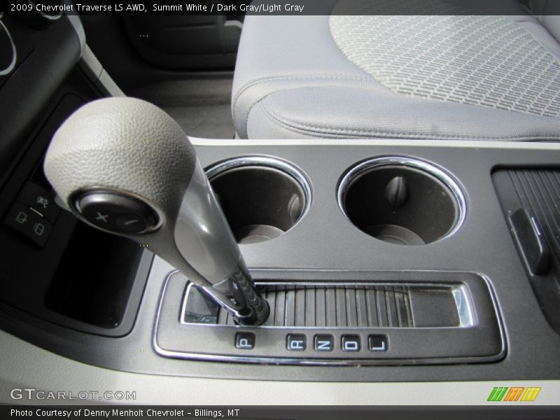 Summit White / Dark Gray/Light Gray 2009 Chevrolet Traverse LS AWD