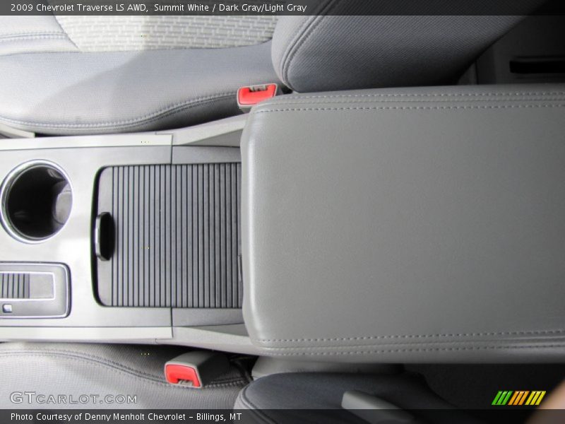 Summit White / Dark Gray/Light Gray 2009 Chevrolet Traverse LS AWD