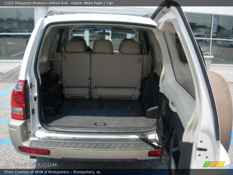 Glacier White Pearl / Tan 2003 Mitsubishi Montero Limited 4x4