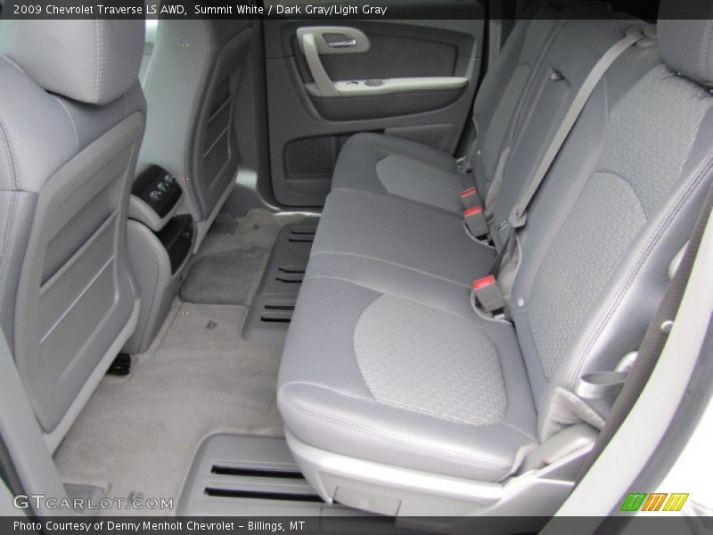 Summit White / Dark Gray/Light Gray 2009 Chevrolet Traverse LS AWD