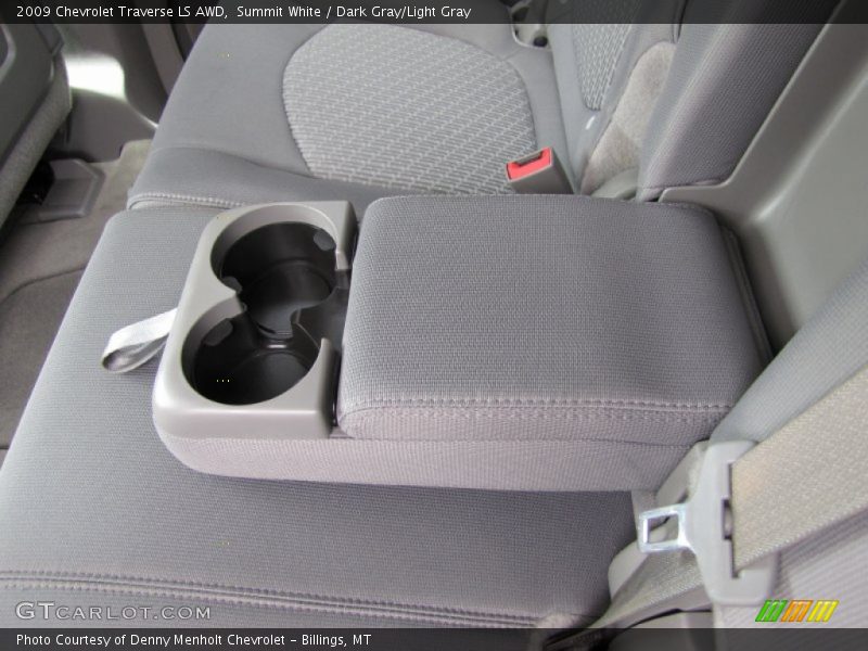 Summit White / Dark Gray/Light Gray 2009 Chevrolet Traverse LS AWD
