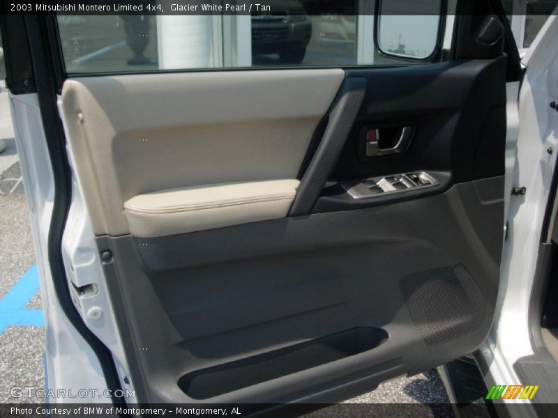 Glacier White Pearl / Tan 2003 Mitsubishi Montero Limited 4x4