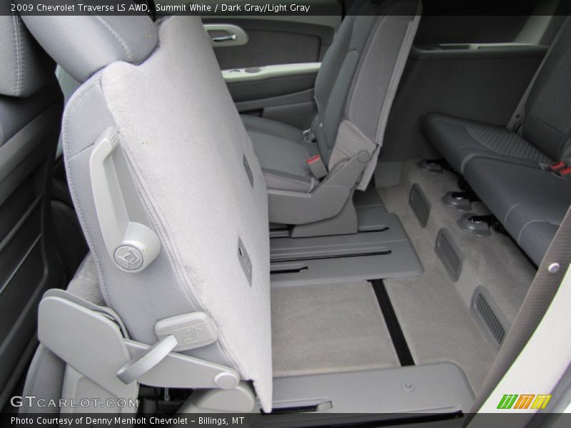 Summit White / Dark Gray/Light Gray 2009 Chevrolet Traverse LS AWD