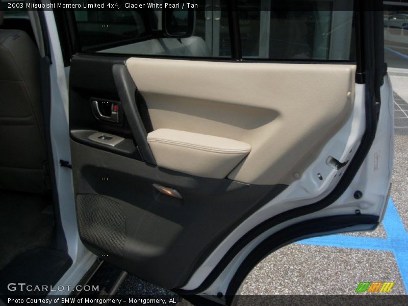 Glacier White Pearl / Tan 2003 Mitsubishi Montero Limited 4x4