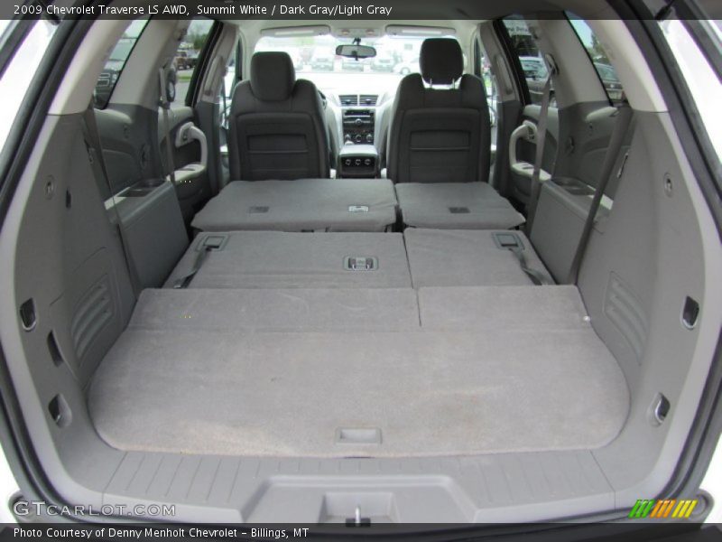 Summit White / Dark Gray/Light Gray 2009 Chevrolet Traverse LS AWD