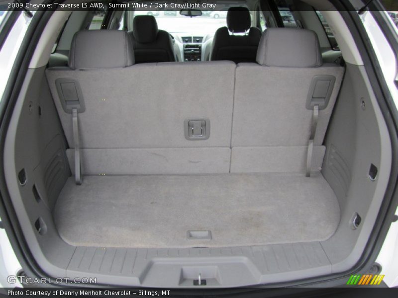 Summit White / Dark Gray/Light Gray 2009 Chevrolet Traverse LS AWD