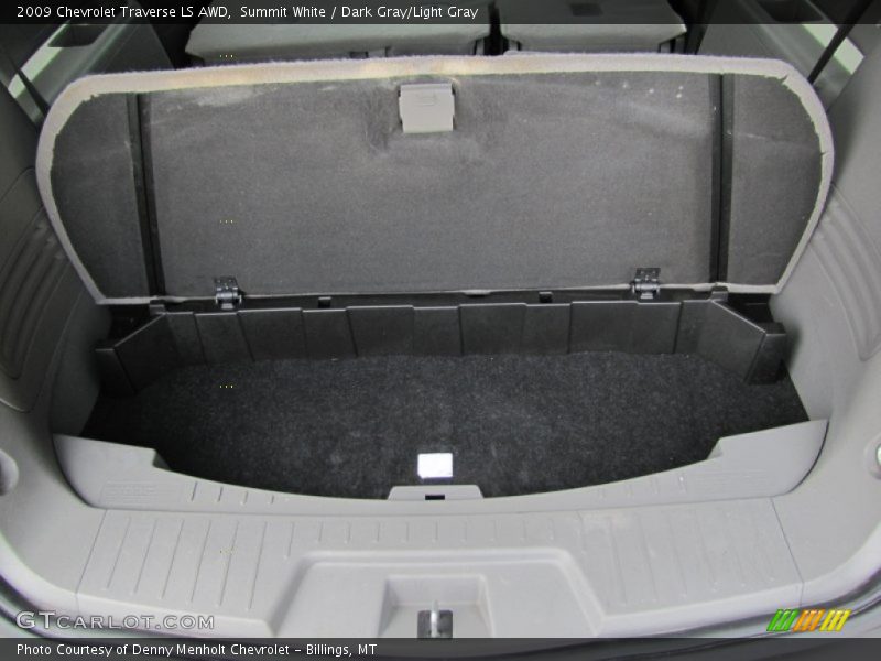Summit White / Dark Gray/Light Gray 2009 Chevrolet Traverse LS AWD