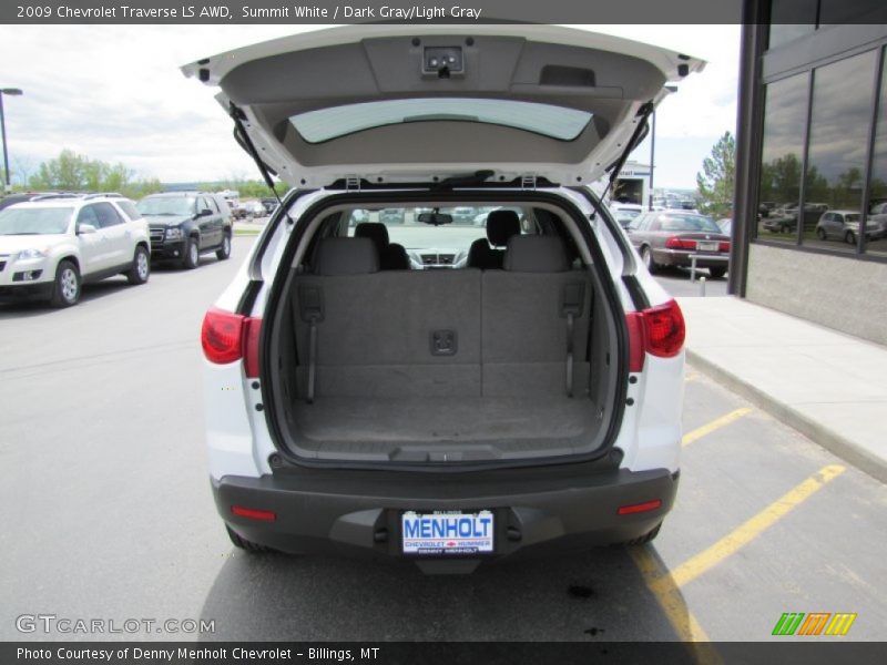 Summit White / Dark Gray/Light Gray 2009 Chevrolet Traverse LS AWD