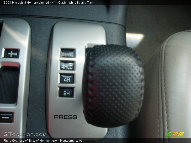  2003 Montero Limited 4x4 5 Speed Automatic Shifter