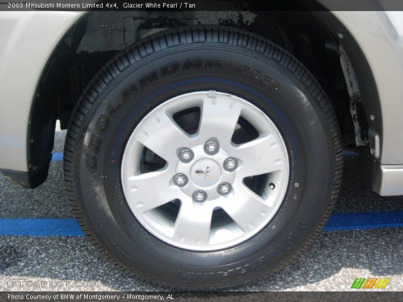  2003 Montero Limited 4x4 Wheel