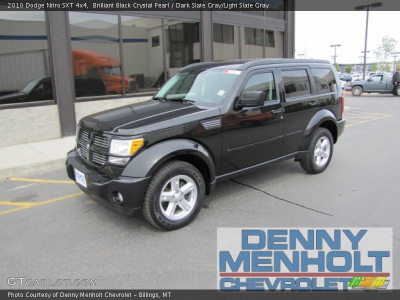 Brilliant Black Crystal Pearl / Dark Slate Gray/Light Slate Gray 2010 Dodge Nitro SXT 4x4