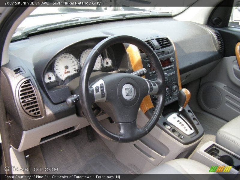 Silver Nickel Metallic / Gray 2007 Saturn VUE V6 AWD