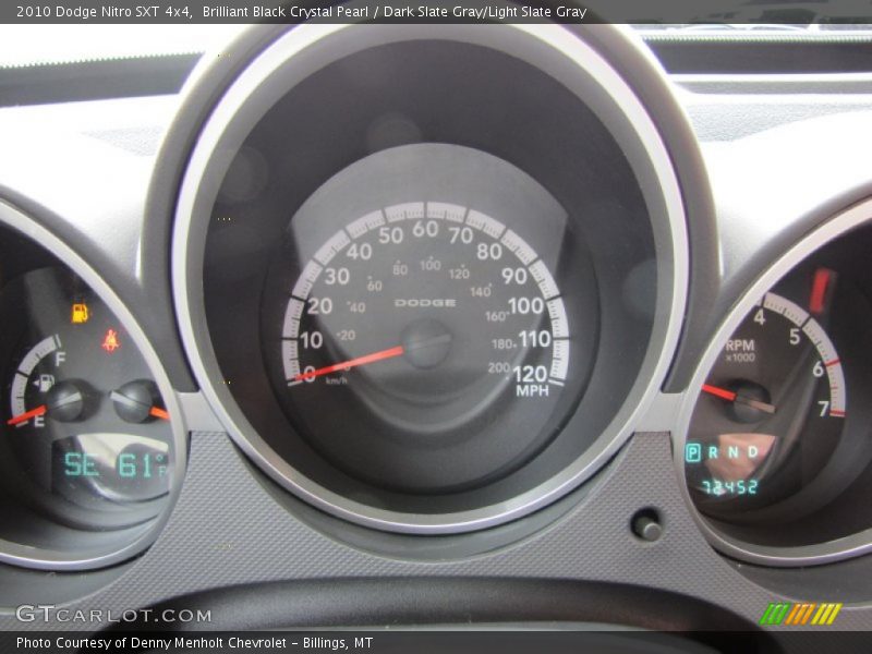 Brilliant Black Crystal Pearl / Dark Slate Gray/Light Slate Gray 2010 Dodge Nitro SXT 4x4