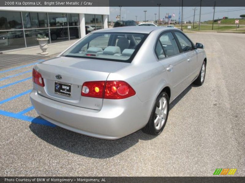 Bright Silver Metallic / Gray 2008 Kia Optima LX