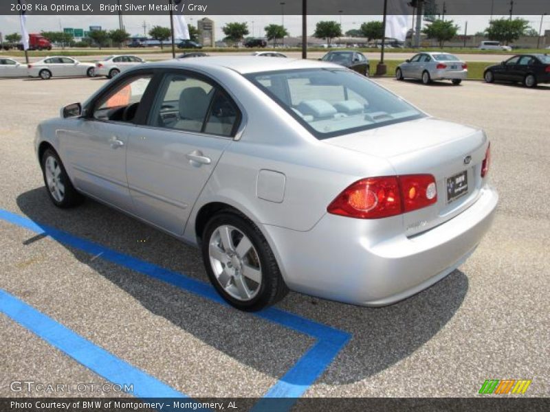 Bright Silver Metallic / Gray 2008 Kia Optima LX