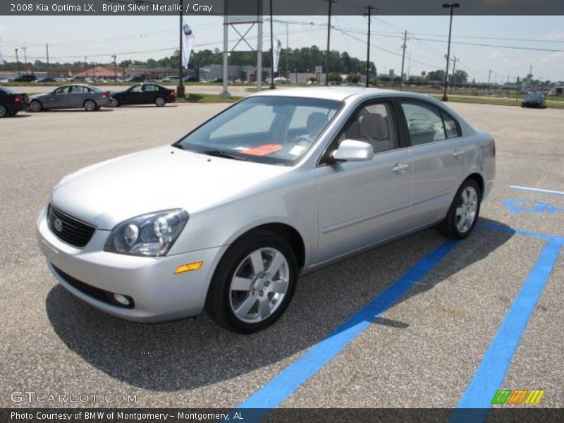 Bright Silver Metallic / Gray 2008 Kia Optima LX