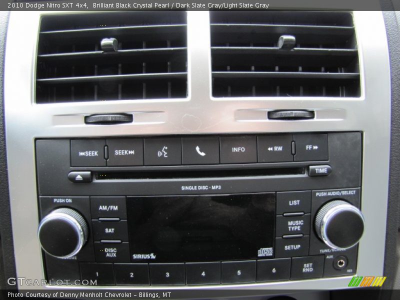 Brilliant Black Crystal Pearl / Dark Slate Gray/Light Slate Gray 2010 Dodge Nitro SXT 4x4