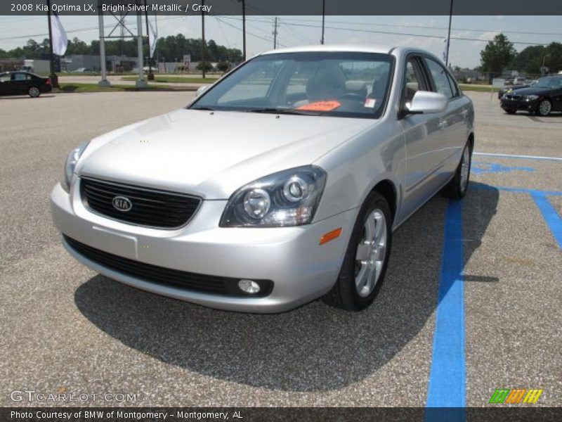 Bright Silver Metallic / Gray 2008 Kia Optima LX