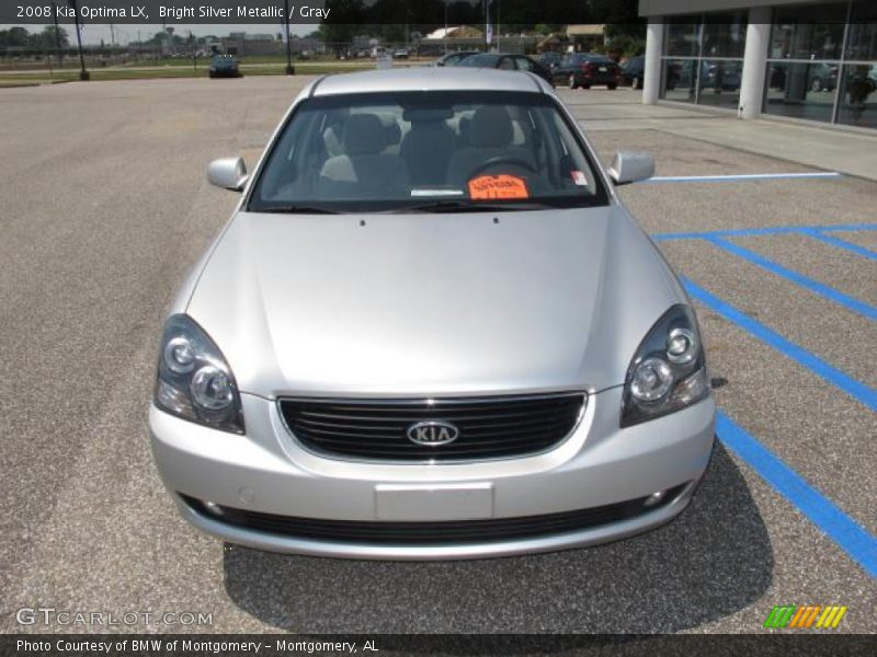 Bright Silver Metallic / Gray 2008 Kia Optima LX