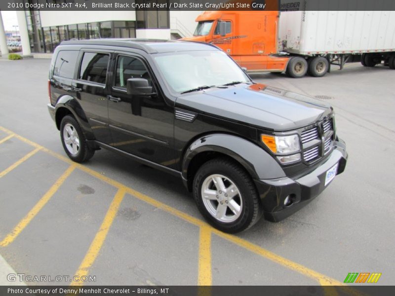 Brilliant Black Crystal Pearl / Dark Slate Gray/Light Slate Gray 2010 Dodge Nitro SXT 4x4