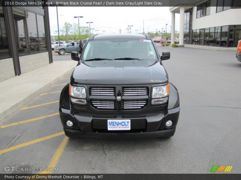 Brilliant Black Crystal Pearl / Dark Slate Gray/Light Slate Gray 2010 Dodge Nitro SXT 4x4