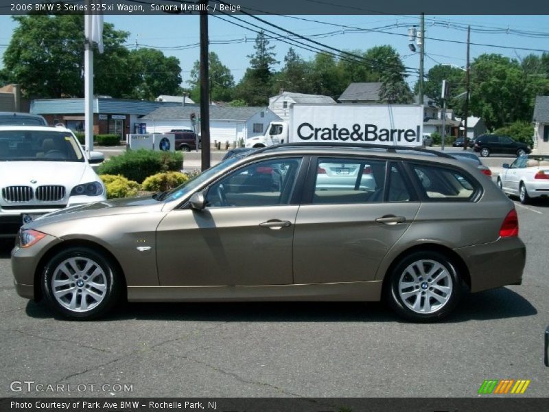 Sonora Metallic / Beige 2006 BMW 3 Series 325xi Wagon