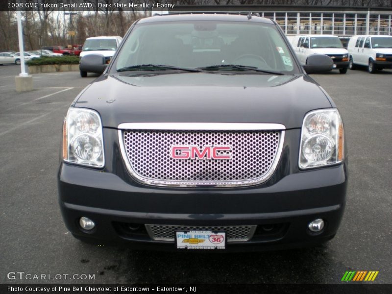 Dark Slate Metallic / Ebony 2008 GMC Yukon Denali AWD