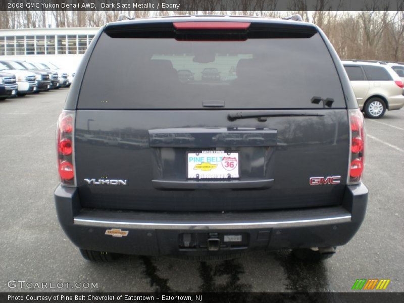 Dark Slate Metallic / Ebony 2008 GMC Yukon Denali AWD