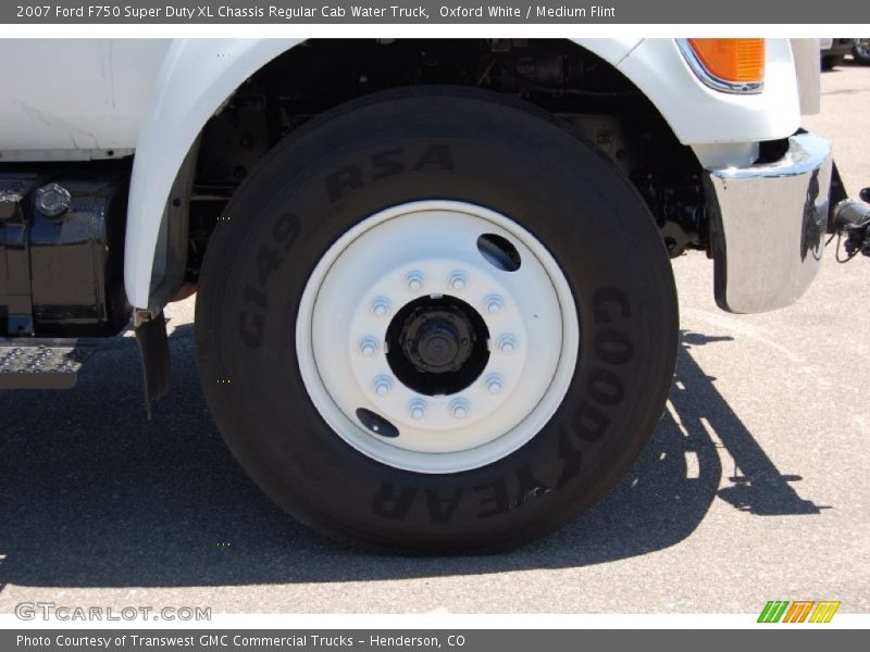  2007 F750 Super Duty XL Chassis Regular Cab Water Truck Wheel