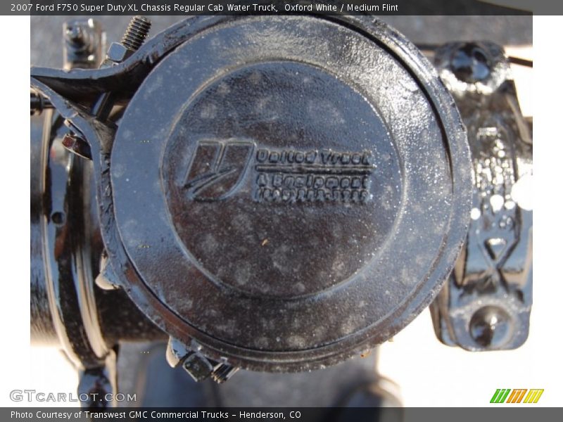 Oxford White / Medium Flint 2007 Ford F750 Super Duty XL Chassis Regular Cab Water Truck