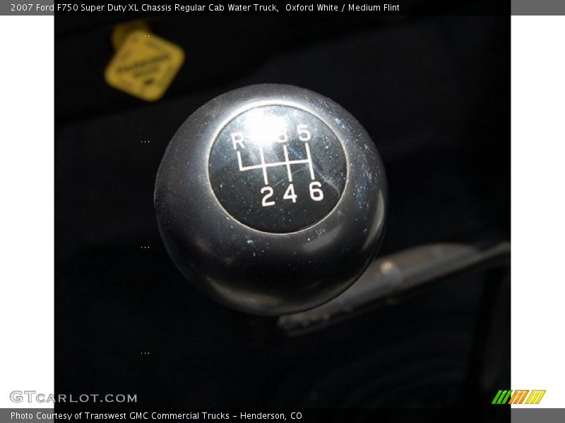  2007 F750 Super Duty XL Chassis Regular Cab Water Truck 6 Speed Manual Shifter