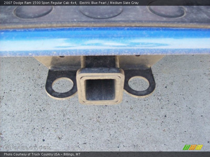 Electric Blue Pearl / Medium Slate Gray 2007 Dodge Ram 1500 Sport Regular Cab 4x4