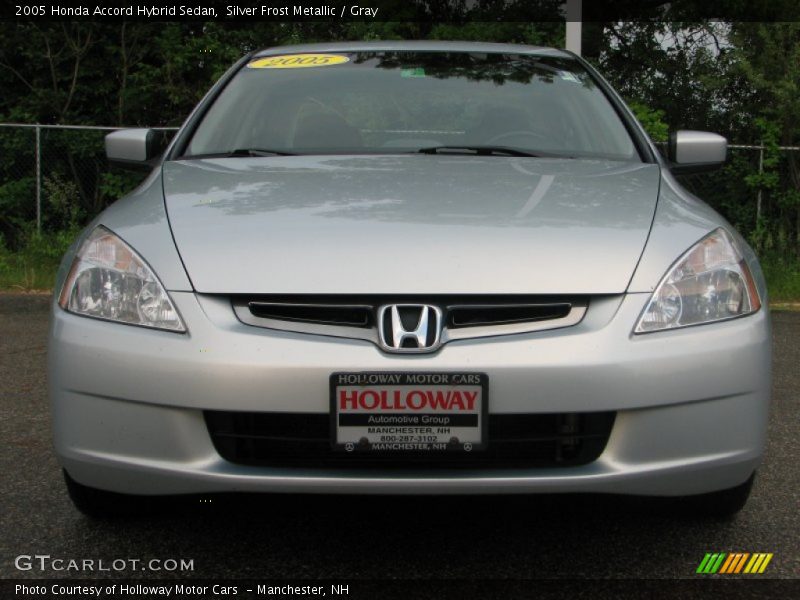 Silver Frost Metallic / Gray 2005 Honda Accord Hybrid Sedan