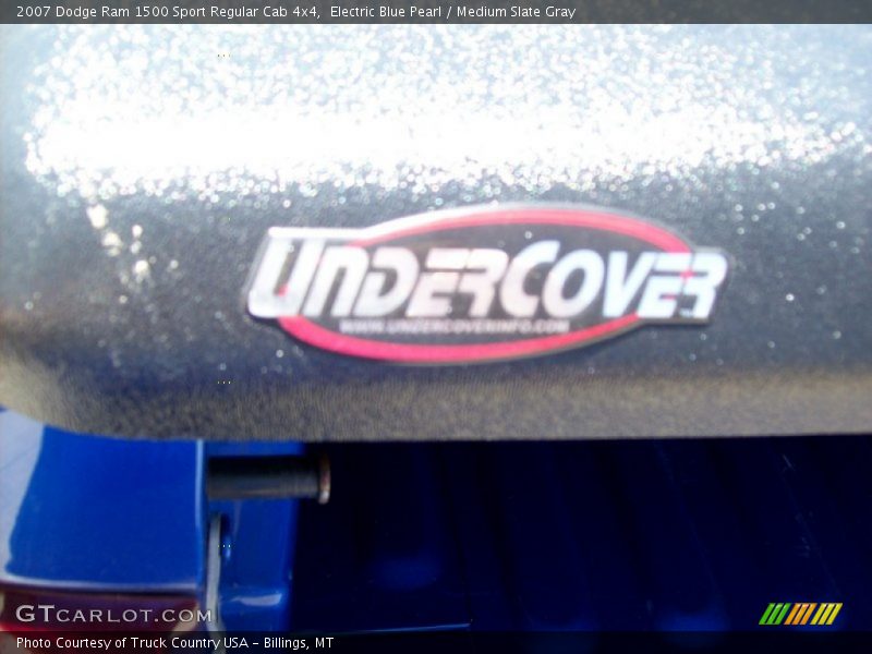 Electric Blue Pearl / Medium Slate Gray 2007 Dodge Ram 1500 Sport Regular Cab 4x4