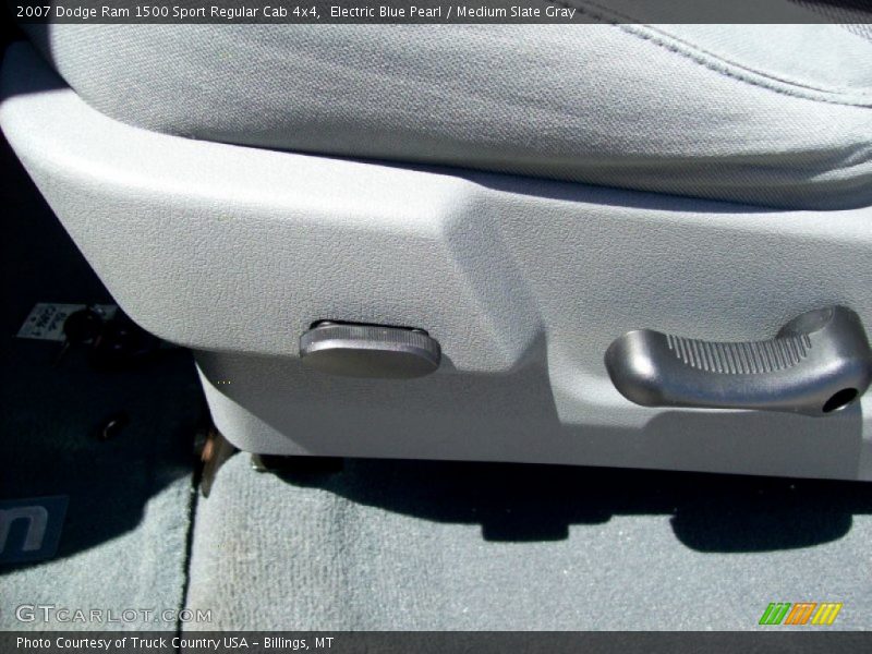 Electric Blue Pearl / Medium Slate Gray 2007 Dodge Ram 1500 Sport Regular Cab 4x4