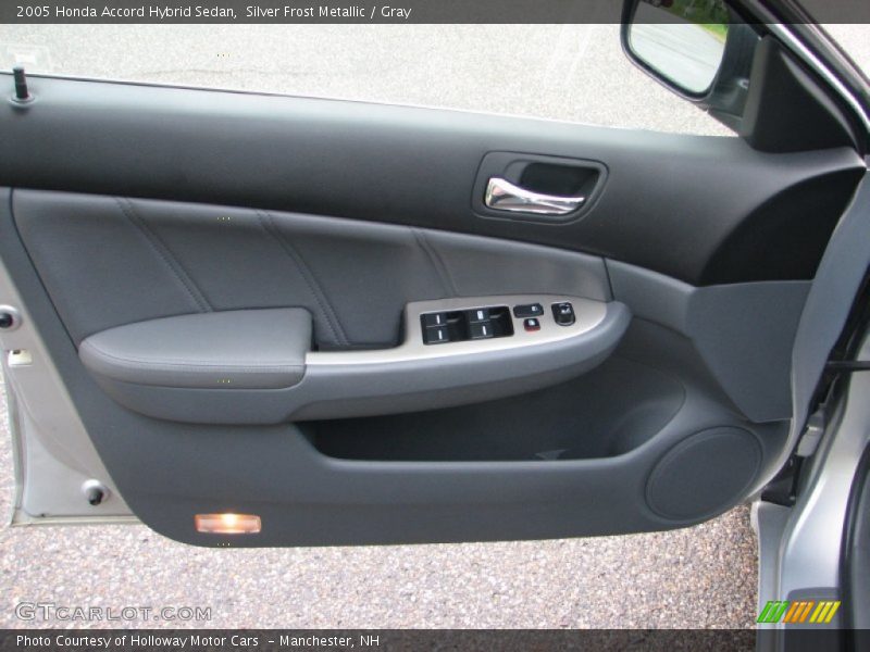 Silver Frost Metallic / Gray 2005 Honda Accord Hybrid Sedan