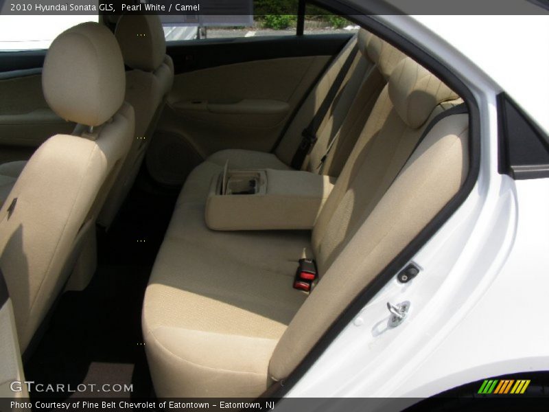 Pearl White / Camel 2010 Hyundai Sonata GLS