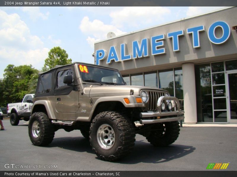 Light Khaki Metallic / Khaki 2004 Jeep Wrangler Sahara 4x4