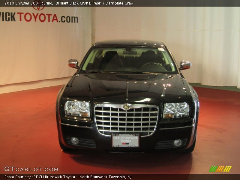 Brilliant Black Crystal Pearl / Dark Slate Gray 2010 Chrysler 300 Touring