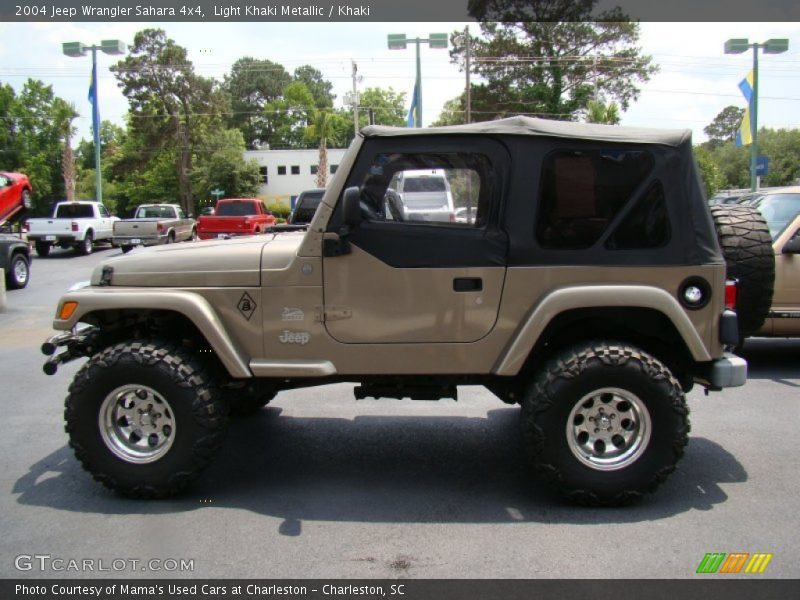 Light Khaki Metallic / Khaki 2004 Jeep Wrangler Sahara 4x4