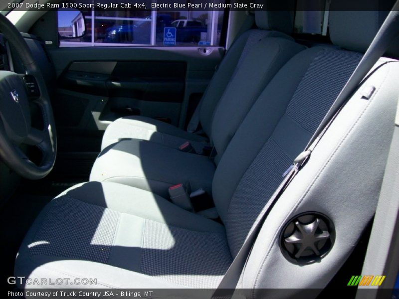 Electric Blue Pearl / Medium Slate Gray 2007 Dodge Ram 1500 Sport Regular Cab 4x4