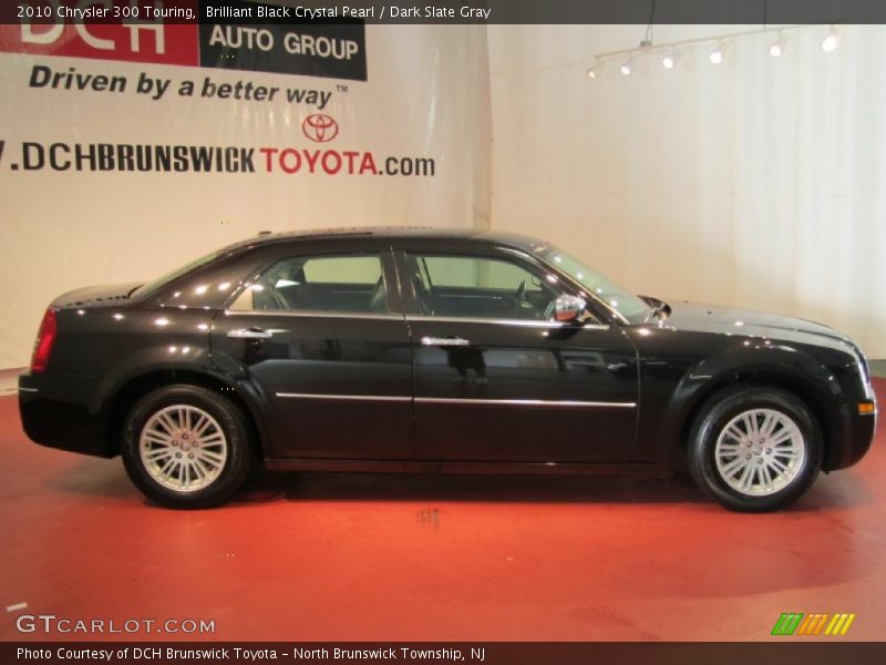 Brilliant Black Crystal Pearl / Dark Slate Gray 2010 Chrysler 300 Touring